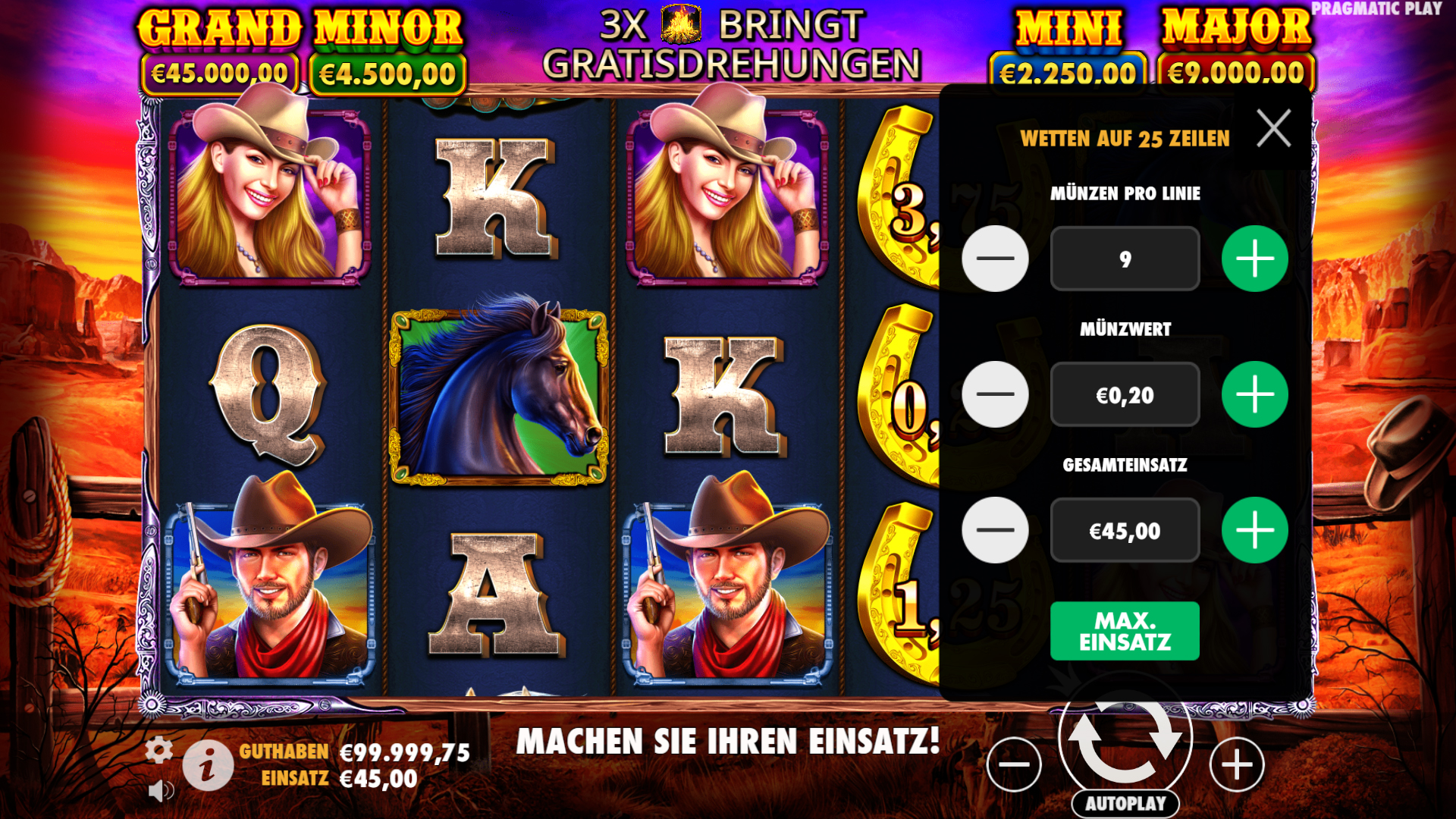 Mustang Gold-Slot im Mostbet Online-Casino