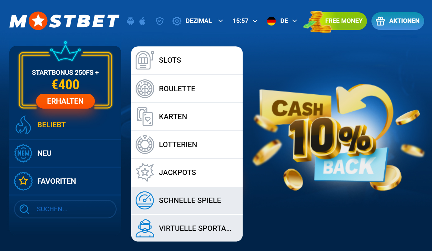 Mostbet Casino: Wo Deutsche Spieler Zu Gewinnern Werden